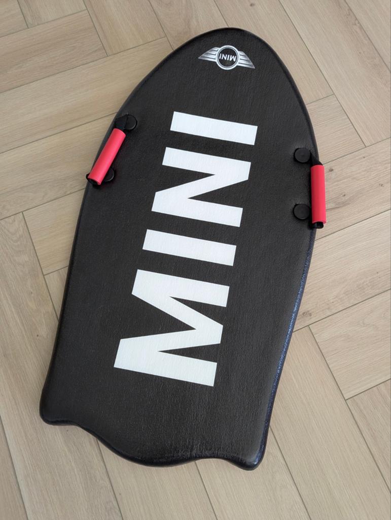 Mini Cooper bodyboard, surfboard, Kinderen en Baby's, Ophalen of Verzenden, Zo goed als nieuw