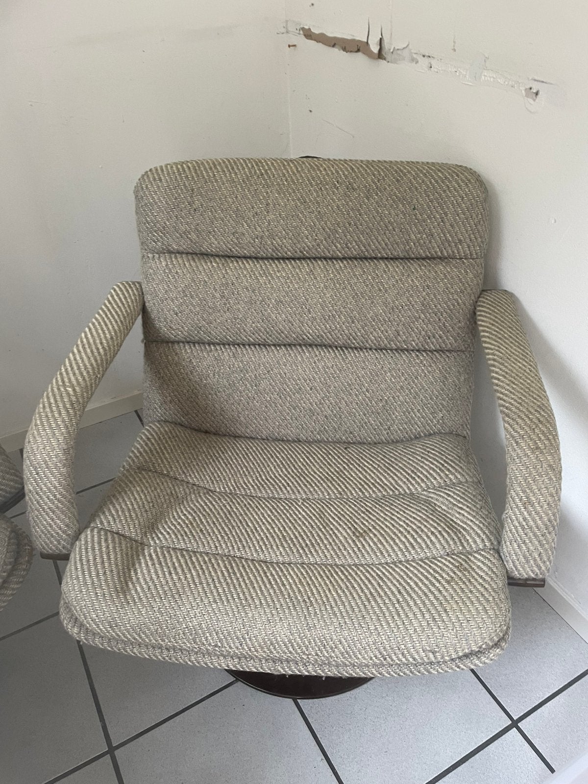 Twee Artifore vintage kantoorstoelen, Ophalen, Gebruikt, Vintage, 75 tot 100 cm