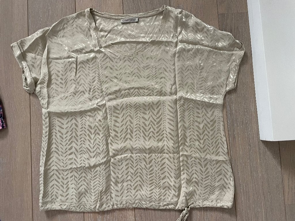 Dreamstar shirt maat XL, Kleding | Dames, Dreamstar, Beige, Maat 46/48 (XL) of groter, Ophalen of Verzenden