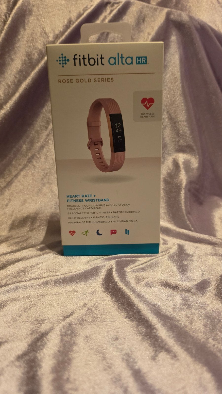 Fitbit Alta HR - Rose Gold Series (werkend met oplader), Ophalen of Verzenden, Zo goed als nieuw, Roze, Fitbit