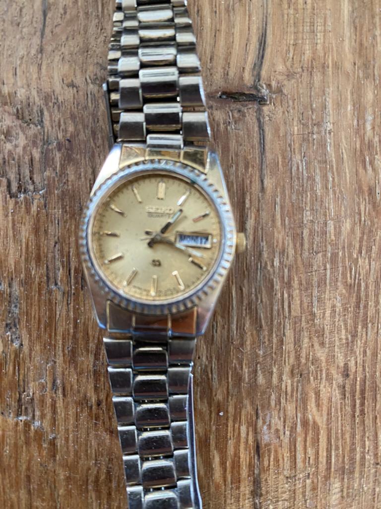 Seiko horloge zonder glas, Ophalen of Verzenden, Staal, Seiko