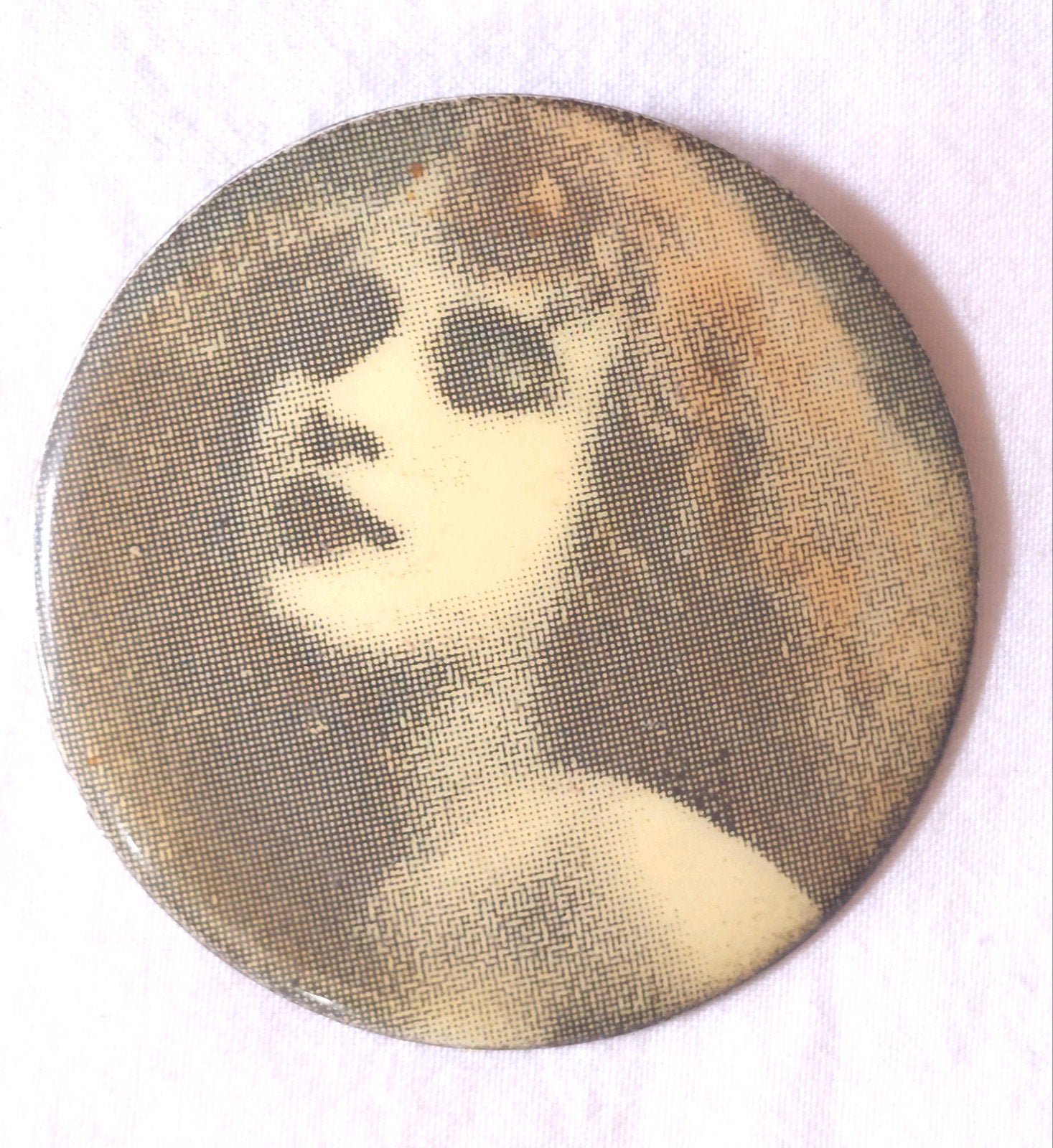 Art Nouveau foto broche made in Germany vintage sieraad, Ophalen of Verzenden, Overige materialen, Broche