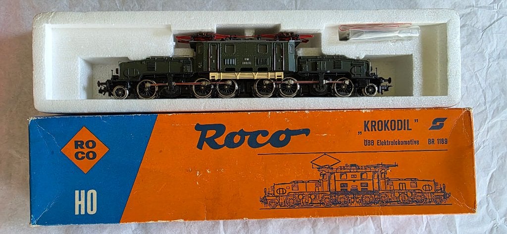 Roco 72509 H0 Elektrische locomotief BR 1189 'Krokodil', Ophalen of Verzenden, Zo goed als nieuw, Roco, Gelijkstroom