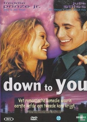 down to you (f prince jr , j stiles , a kutcher , s blair ), Alle leeftijden, Ophalen of Verzenden, Zo goed als nieuw, Actiekomedie