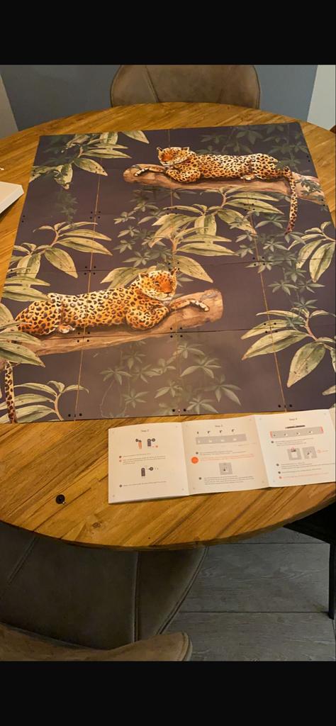 IXXI Wanddecoratie Chilling in the Jungle 60x80 cm, Ophalen, Meerkleurig, Nieuw, Wandbord of Wandpaneel