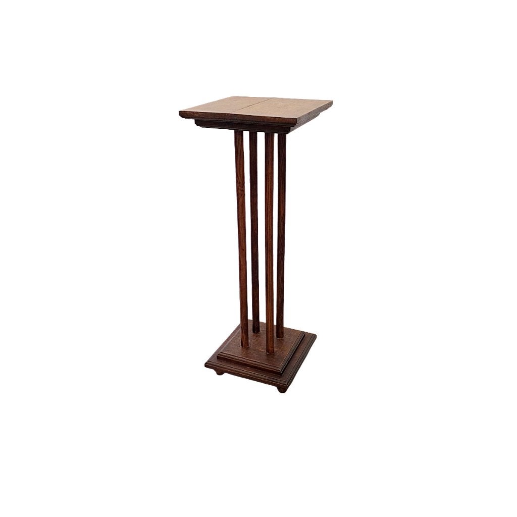 Antiek Frans eiken en grenen plantentafel, begin 1900, Ophalen of Verzenden