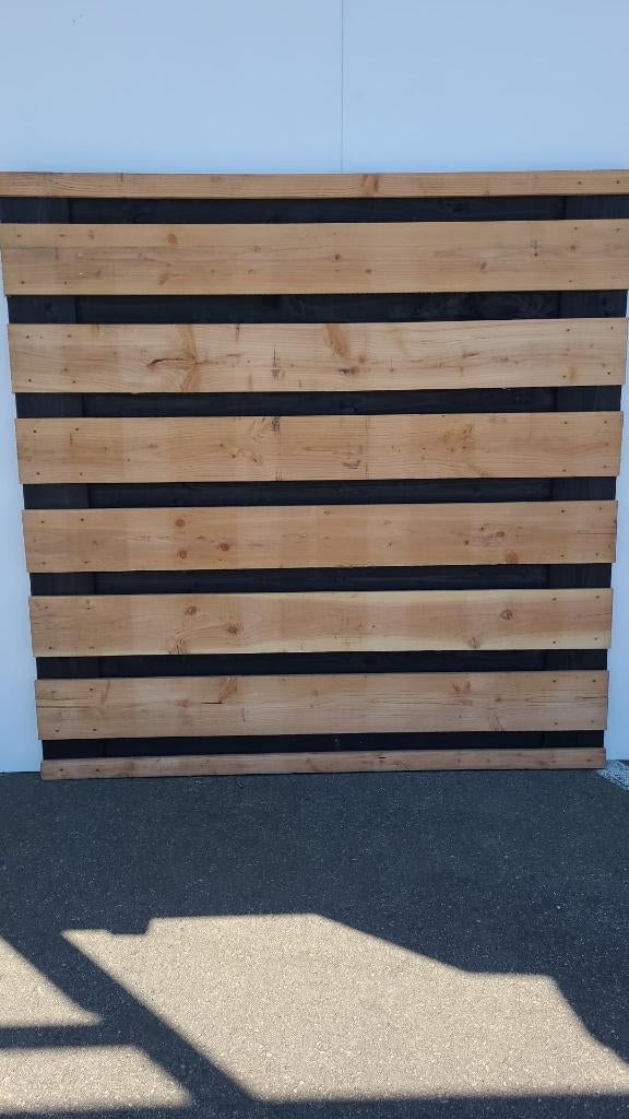 douglas zwart schutting ~180cm x 180cm, Ophalen, 1 tot 2 meter, Minder dan 3 meter, Nieuw