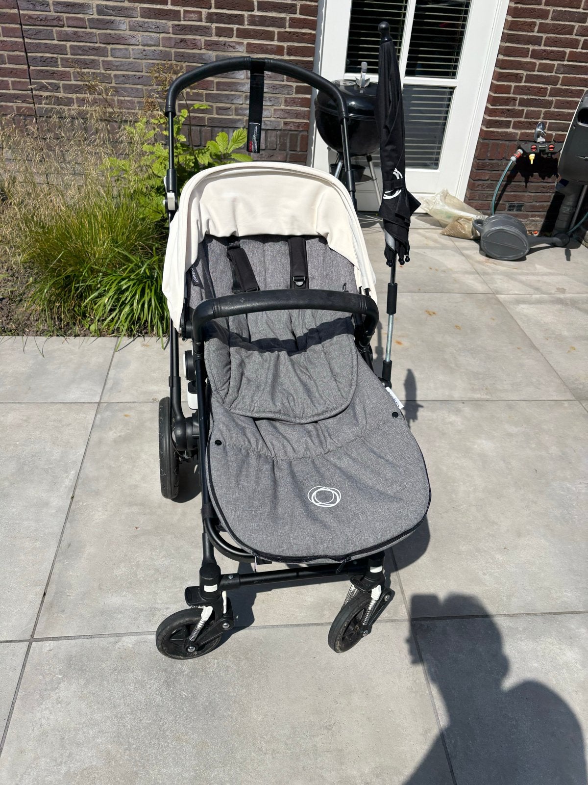 Complete Bugaboo Cameleon 3 set Grey Melange + reistas, Ophalen, Bugaboo, Zo goed als nieuw, Combiwagen