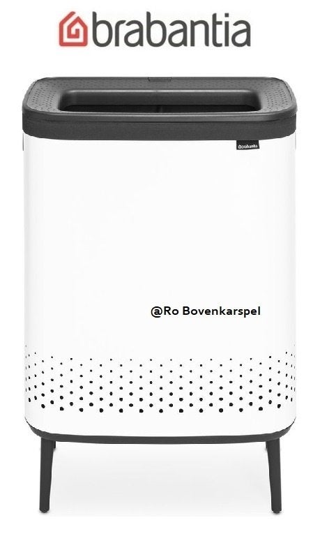 ✅NIEUW✅ Brabantia Bo Hi Wasbox 2 x 45 liter | Wit, 40 liter of meer, Ophalen of Verzenden, Nieuw, Kunststof