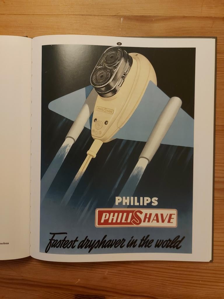 Philips jubilieumboek+Philishave, Ophalen, Zo goed als nieuw, Onbekend