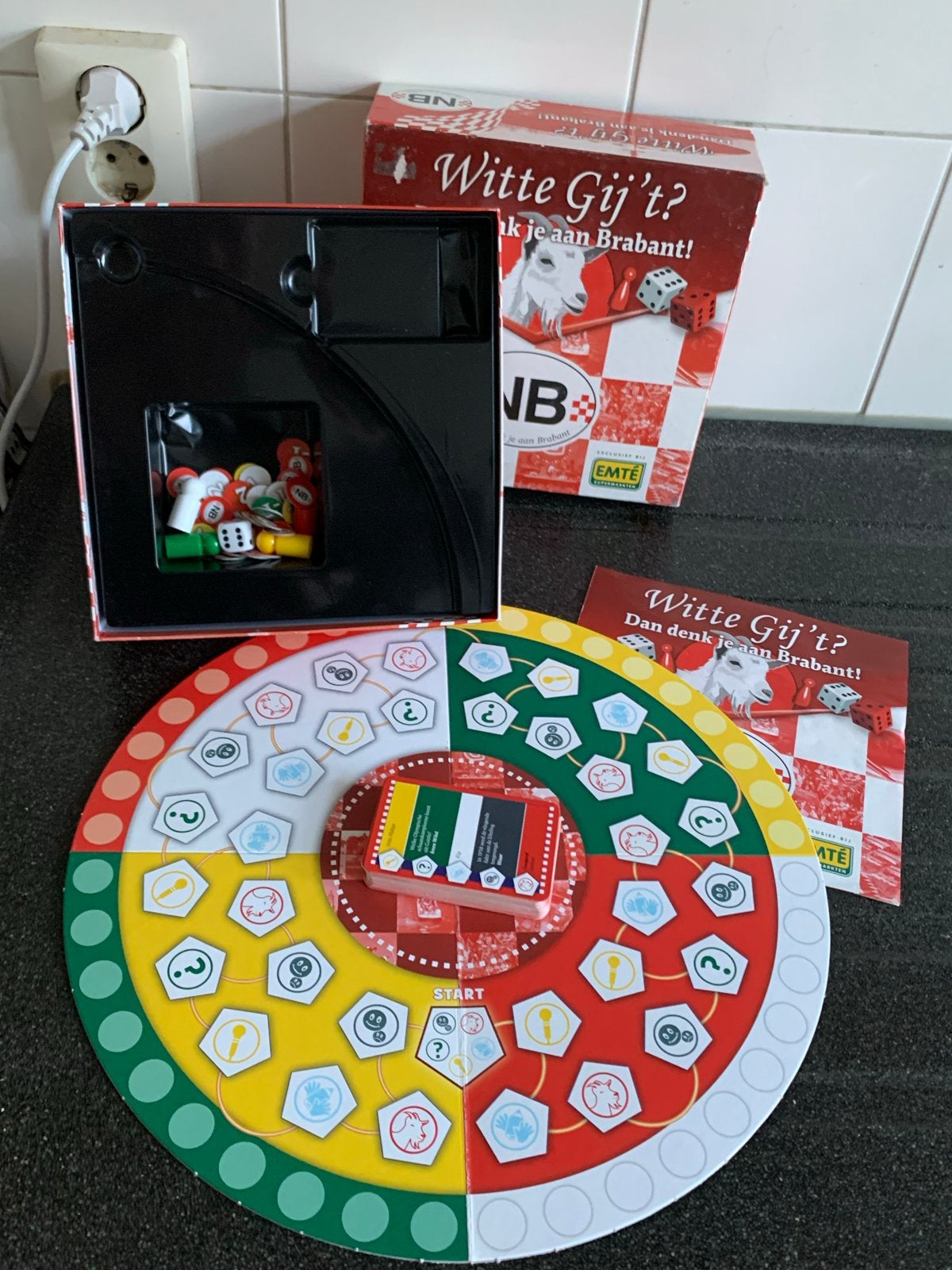 Witte Gij 't? Bordspel - Compleet en Gecontroleerd, Vijf spelers of meer, Ophalen of Verzenden, Gebruikt