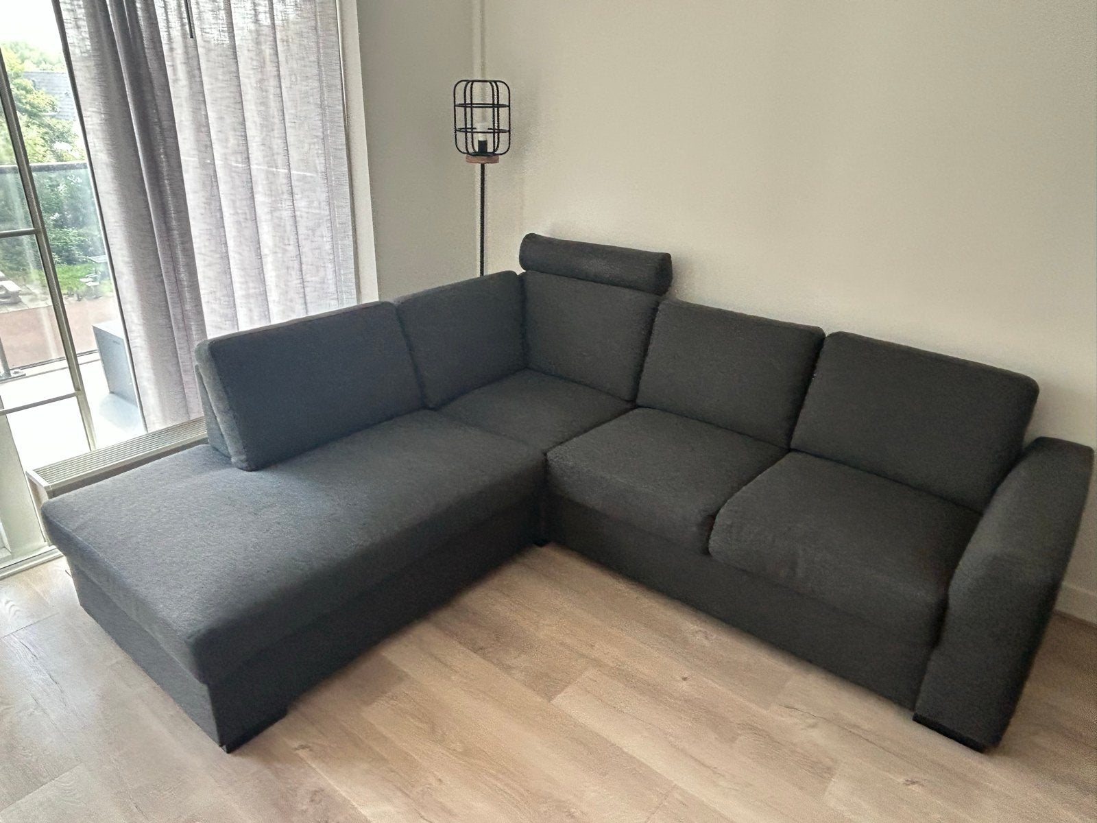 Mooie hoekbank met opbergruimte, Ophalen, Hoekbank, Zo goed als nieuw, 200 tot 250 cm