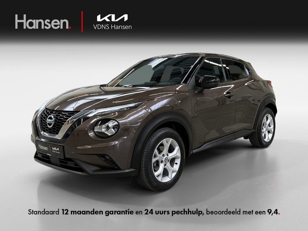 Nissan Juke 1.0 DIG-T Acenta I Camera I Cruise Control I Cli, Auto's, Nissan, Keurmerk '100% Onderhouden', Euro 6, Bruin, Bedrijf