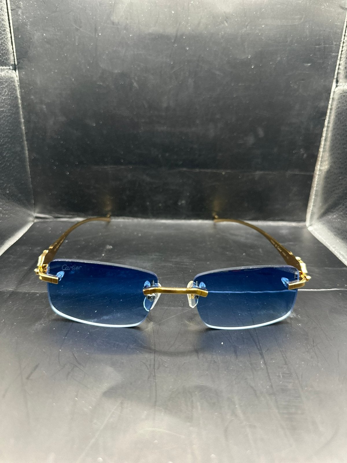 Cartier Panthére Zonnebril | €90, Sieraden, Tassen en Uiterlijk, Zonnebrillen en Brillen | Heren, Overige merken, Zonnebril, Blauw