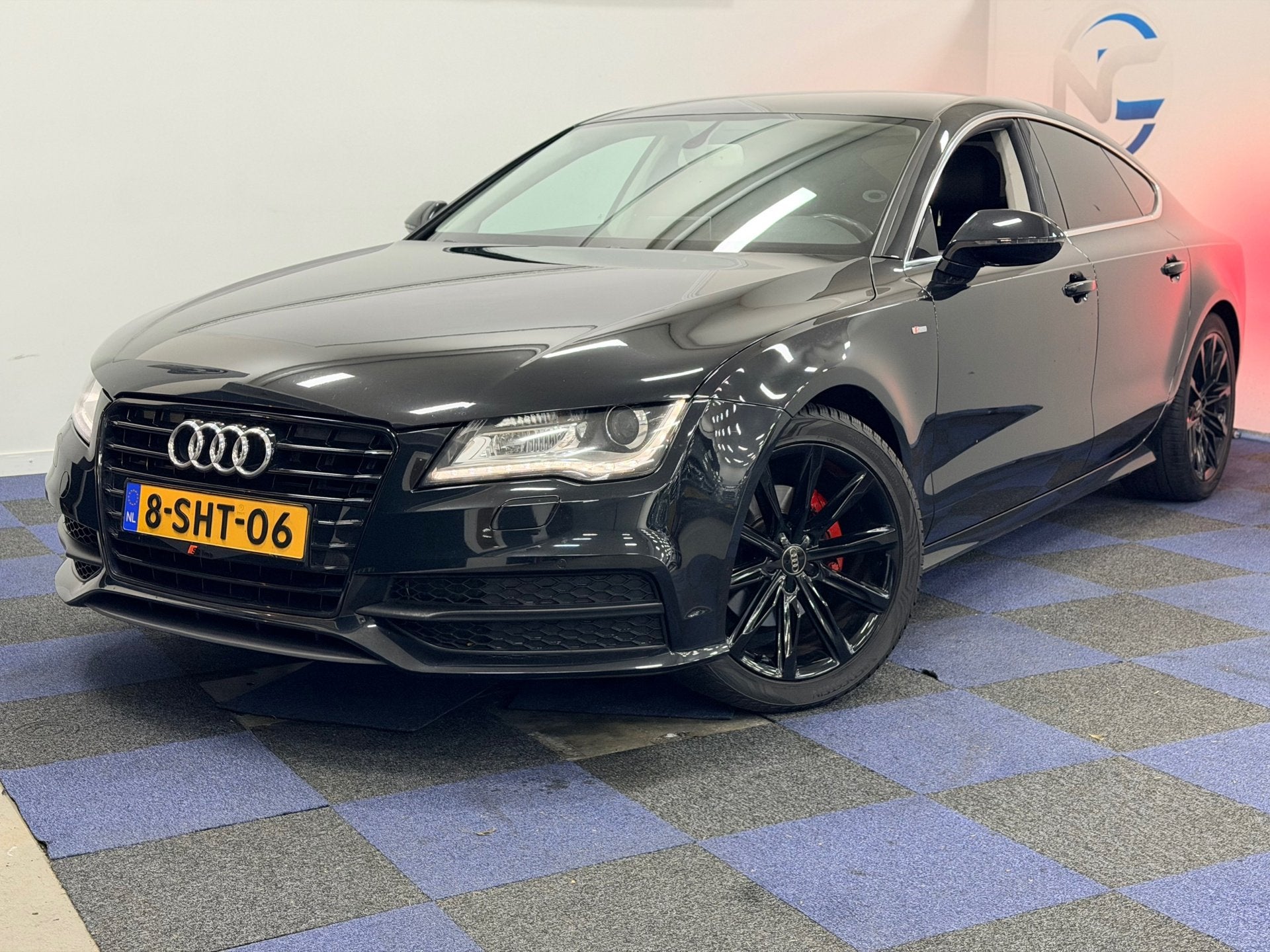 Audi A7 Sportback 2.8 FS / NAP / DEALER ONDERHOUDEN / RIJDT, Gebruikt, 2773 cc, 4 stoelen, Zwart
