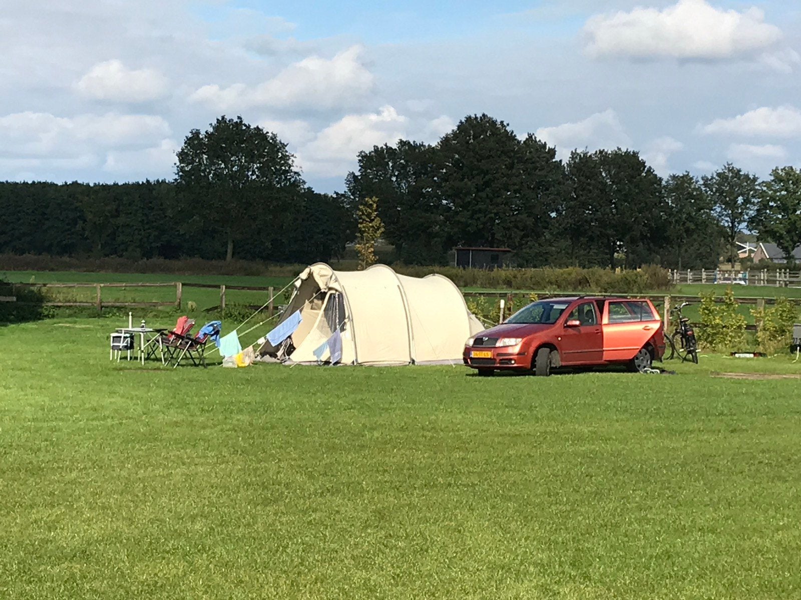 Te koop Bardani Salerno 4 p tent, Ophalen, Gebruikt, Tot en met 4