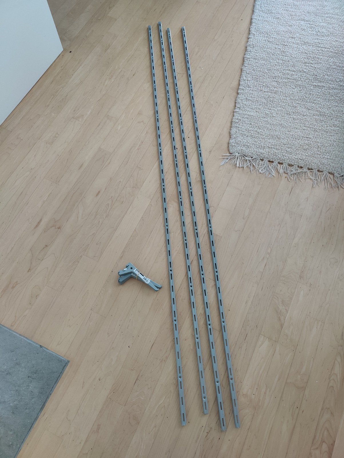 Nieuwe wandplankdragers en rails ophalen in Haarlem, Huis en Inrichting, Ophalen, Gebruikt