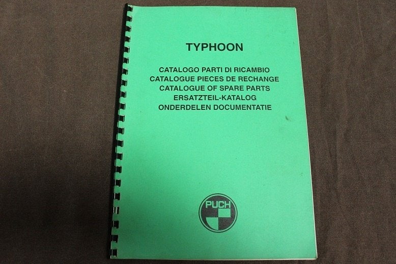 Puch Typhoon 1993 scooter onderdelen boek parts list, Ophalen of Verzenden, Gebruikt