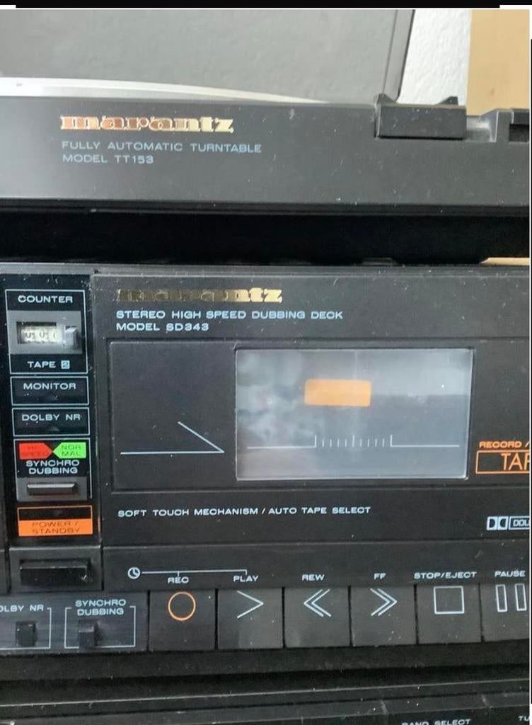 Marantz Stereo Set: Platenspeler, Cassettedeck, Tuner, Verst, Overige merken, Gebruikt, Cassettedeck, Losse componenten