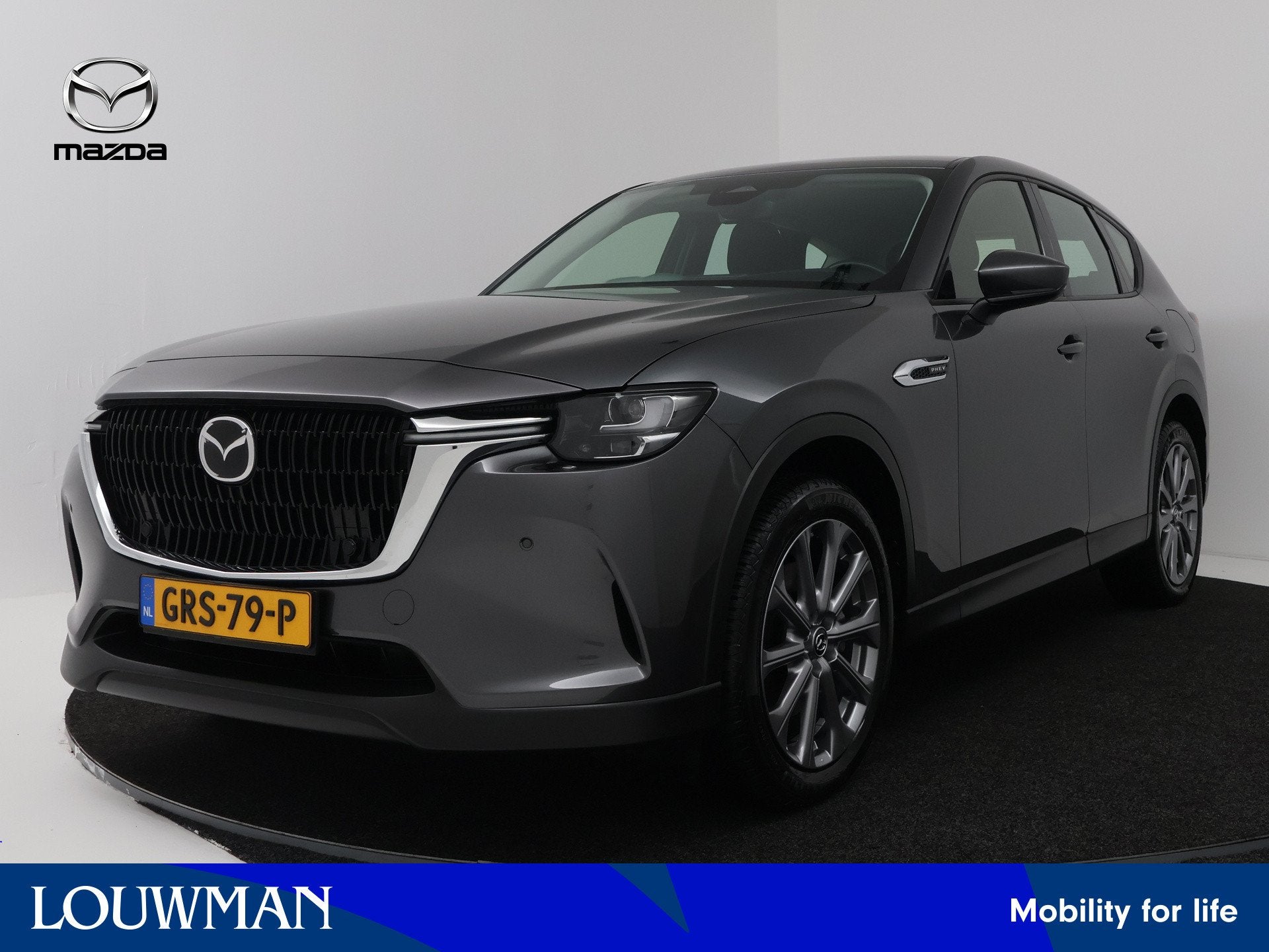 Mazda CX-60 2.5 e-SkyActiv PHEV Exclusive-Line | Adaptive CC, Auto's, Stof, Gebruikt, 4 cilinders, 2500 kg