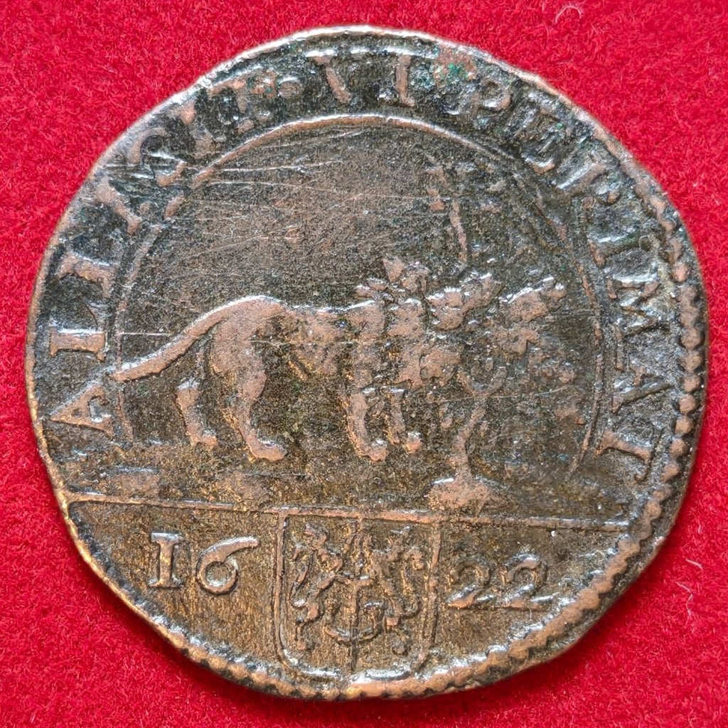 Rekenpenning (jeton) 1622 Beleg van Den Bosch, Ophalen of Verzenden, Vóór koninkrijk, Overige waardes, Losse munt
