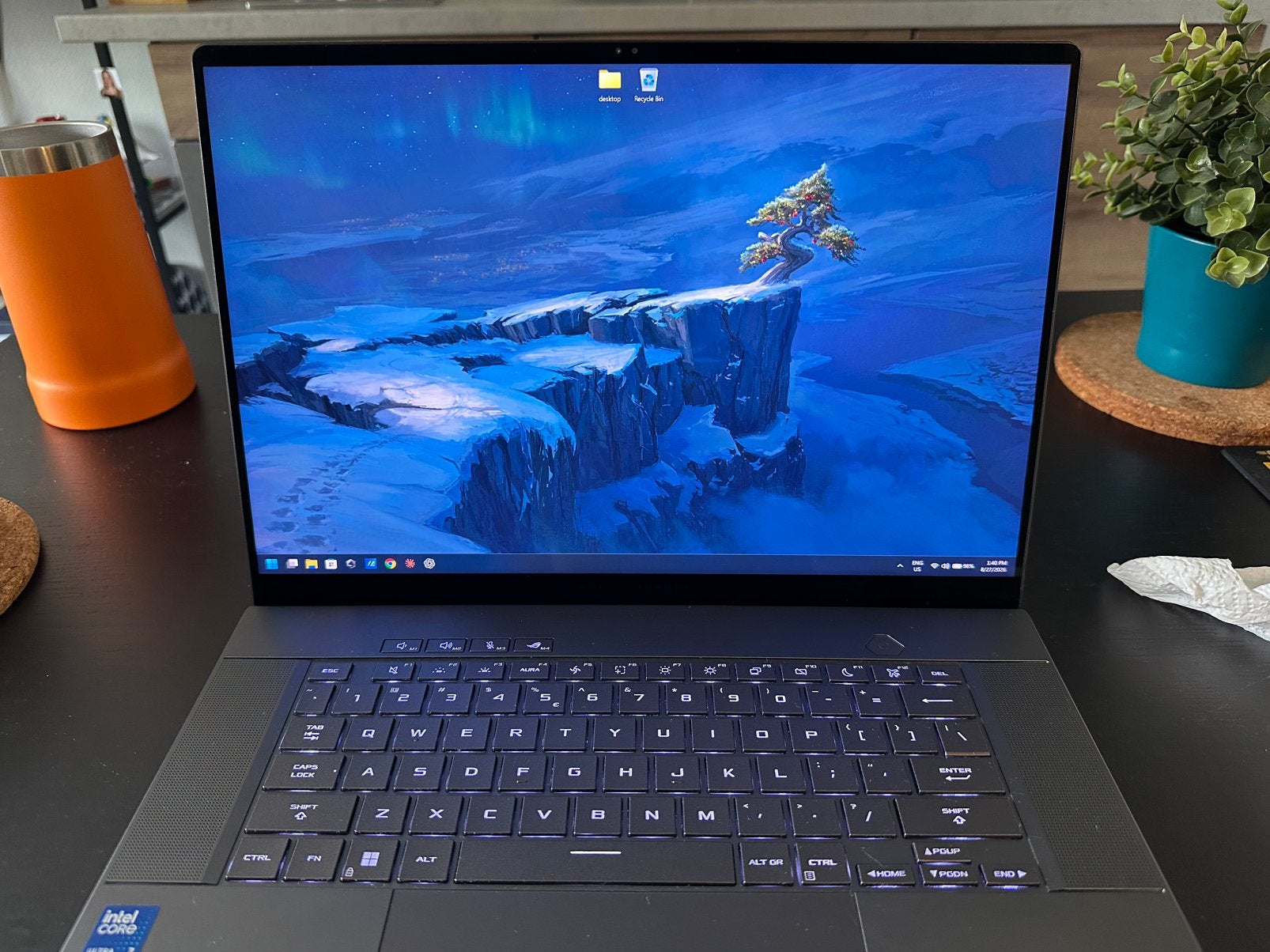 ASUS ROG Zephyrus G16 OLED– RTX 4060– Ultra 7– 1TB– Garantie, Computers en Software, Gebruikt, Qwerty, Ophalen of Verzenden, Gaming