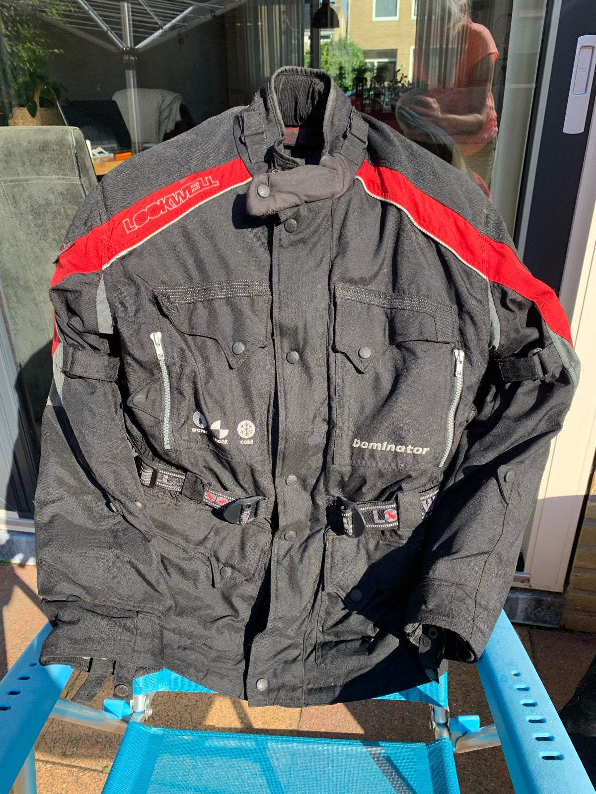 2 Lookwell Dominator Motorjassen mt M en L, Motoren, Ophalen, Tweedehands, Jas | textiel