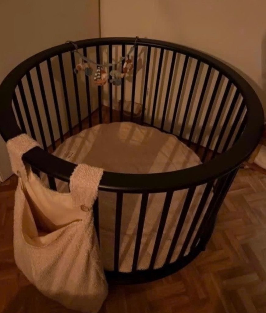 Bopita box rond zwart, Kinderen en Baby's, Ophalen, Zo goed als nieuw, Rond, Wieltjes