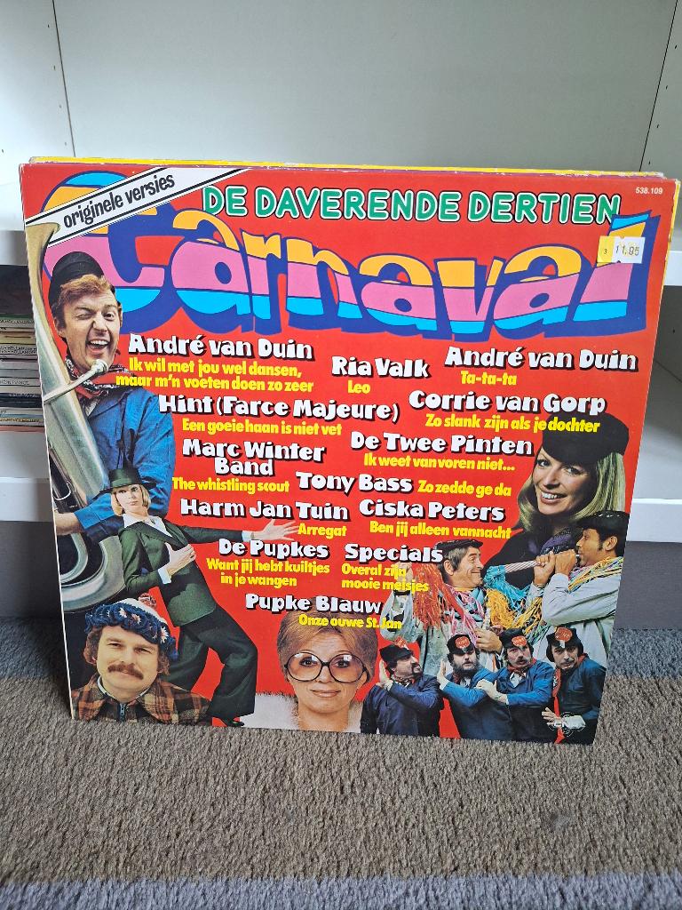 verzamel lp's carnaval 6x, Ophalen, Gebruikt, 1970 - 1979, 12 inch