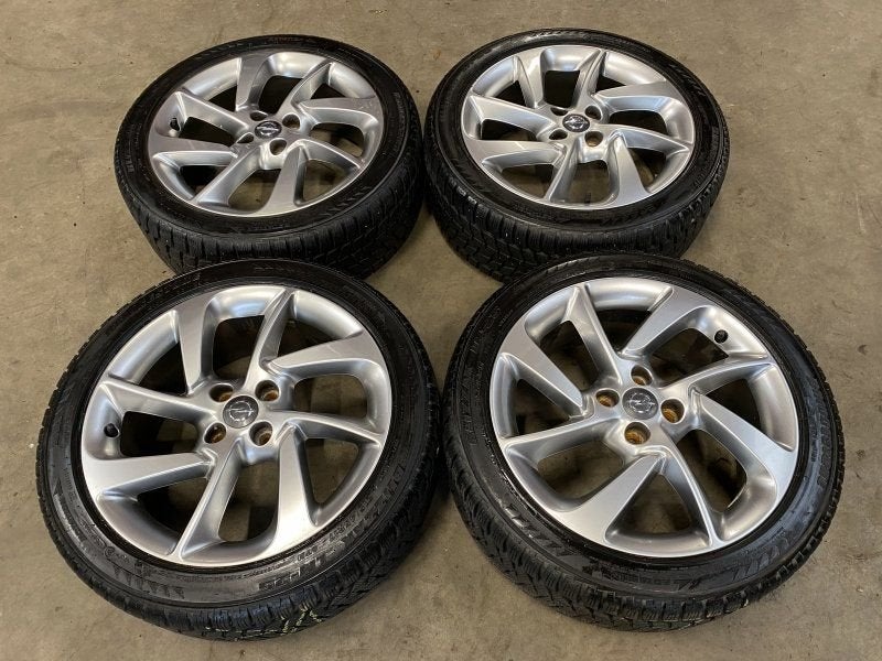 17 inch originele velgen + winterbanden Opel Corsa D E, Auto-onderdelen, -, -, Banden en Velgen, 17 inch