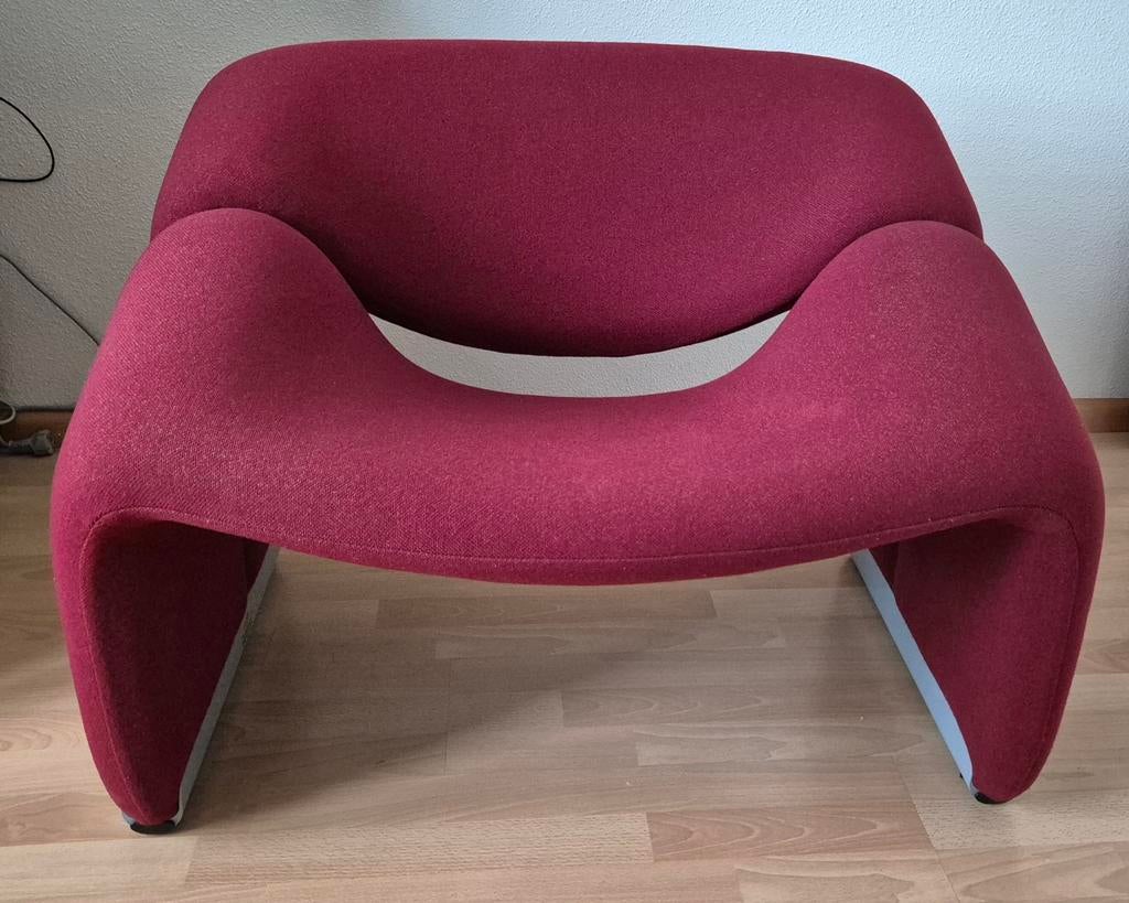 2x Artifort Groovy F598 fauteuils - Pierre Paulin design, Ophalen, Twee, Design, Modern, Mid-century, Zo goed als nieuw