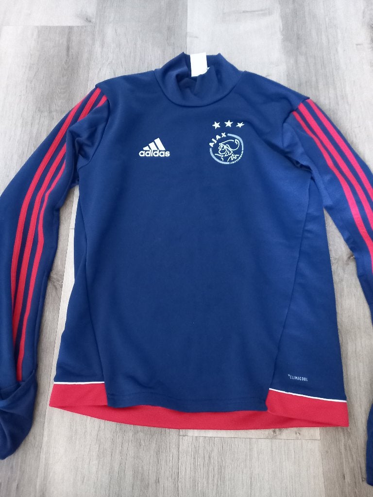 Ajax trainingsshirt Adidas - Maat XS, Blauw, Ophalen of Verzenden, Zo goed als nieuw, Adidas