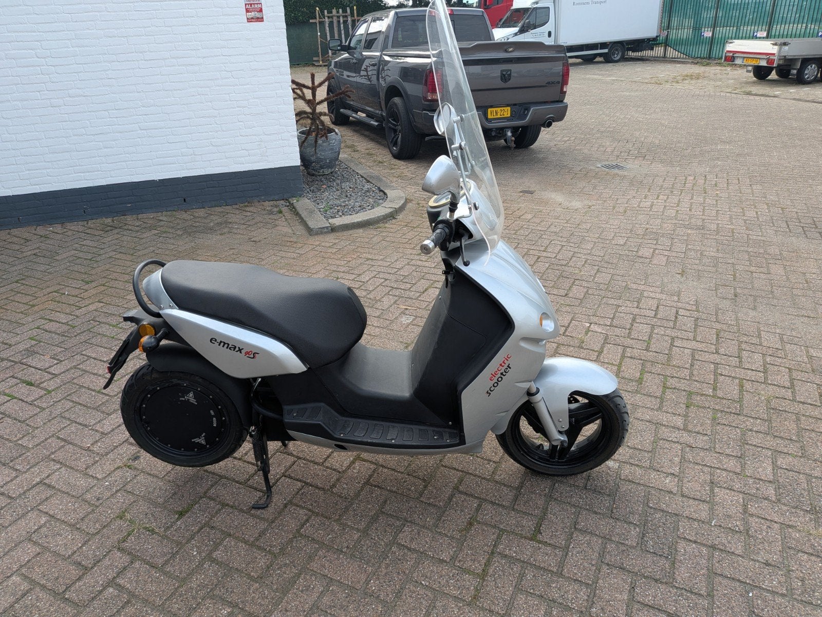 E-max 90S  Elektrische Scooter - Zilver, Fietsen en Brommers, Ophalen, Gebruikt, Elektrisch, Overige merken