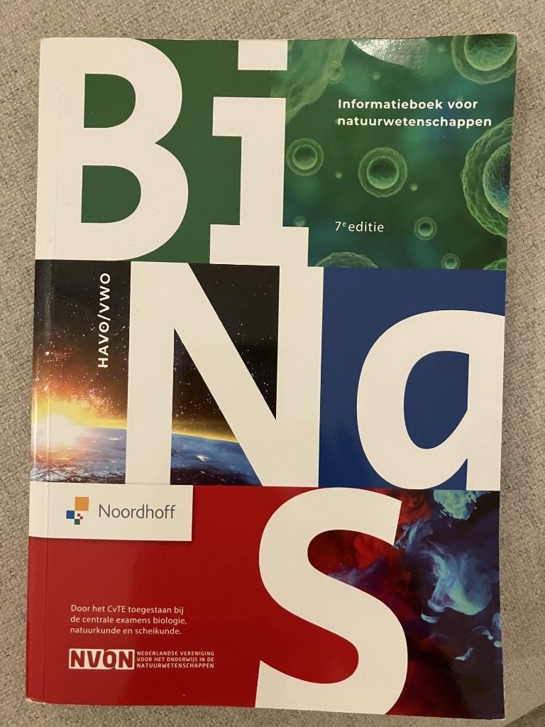 BINAS meest recente editie (1x gebruikt!), Boeken, Ophalen, Nieuw, HAVO, Scheikunde