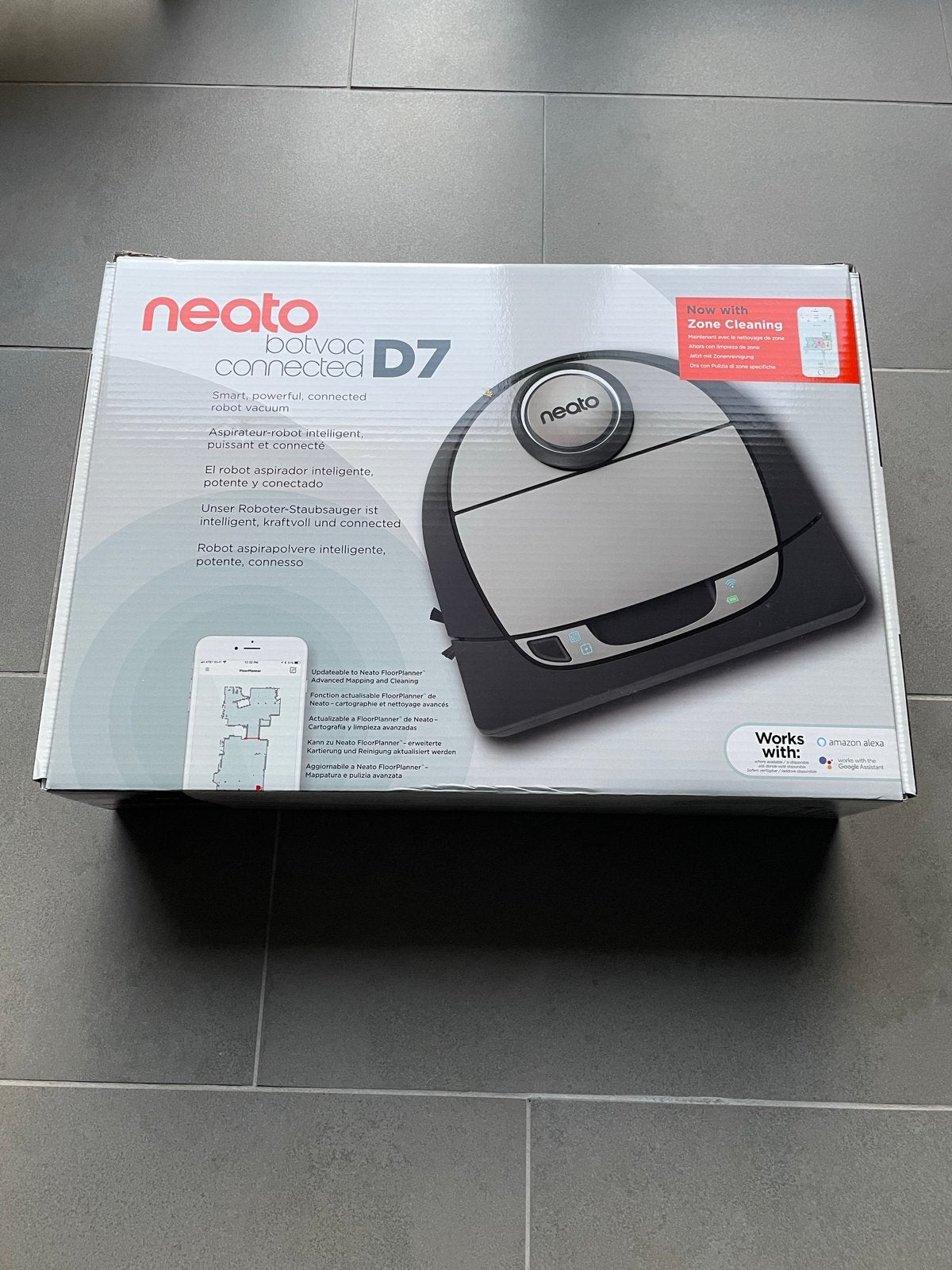 Neato Botvac Connected D7 Robotstofzuiger, Ophalen, Zo goed als nieuw, Robotstofzuiger, Bedienbaar via app