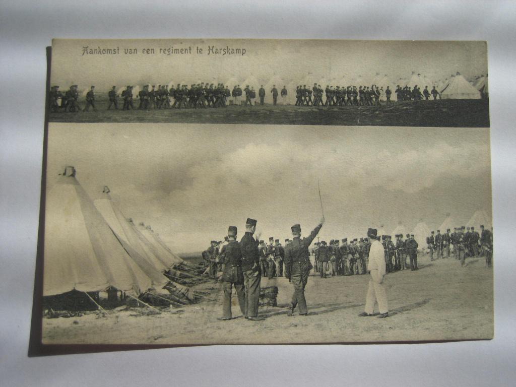 HARSKAMP  Aankomst van een regiment te Harskamp, Verzenden, Voor 1920, Ongelopen, Gelderland