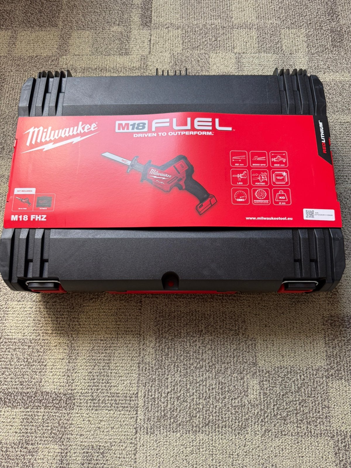Milwaukee M18 FHZ-0X 18V Li-ion accu reciprozaag Nieuw, 70 mm of meer, Nieuw, 600 tot 1200 watt, Ophalen of Verzenden