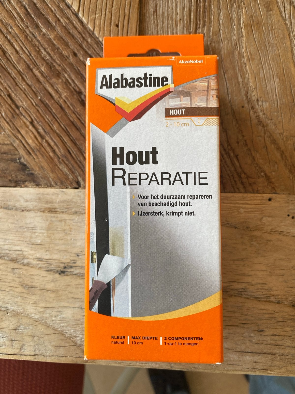 Alabastine Hout Reparatiemiddel - 2x75g, Ophalen, Nieuw