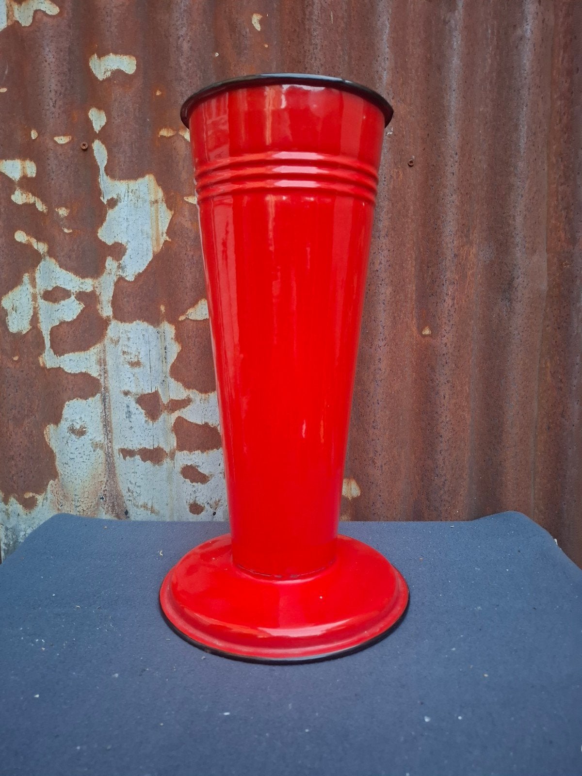 Schitterende emaille paraplu houder in prachtconditie, Antiek en Kunst, Ophalen of Verzenden
