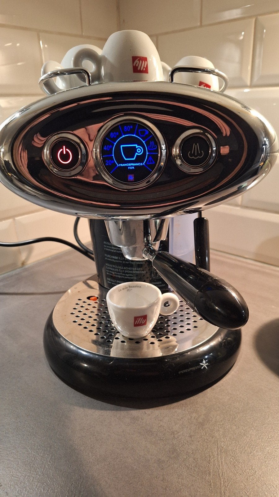 Illy koffiezetapparaat FrancisFrancis X7.1 iper Espresso mac, Stoompijpje, Koffiepads en cups, Espresso apparaat, Ophalen of Verzenden