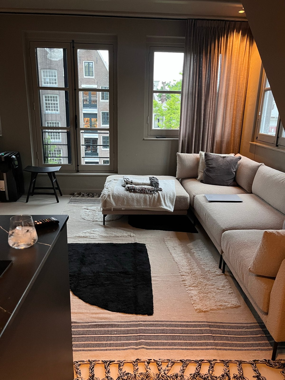 Zo goed als nieuwe modulaire bank van Sofa Company, Huis en Inrichting, Ophalen, Hoekbank, 300 cm of meer, Zo goed als nieuw