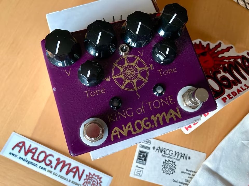 Analogman King of Tone (v4) Boutique Overdrive, Muziek en Instrumenten, Effecten, Ophalen of Verzenden, Gebruikt
