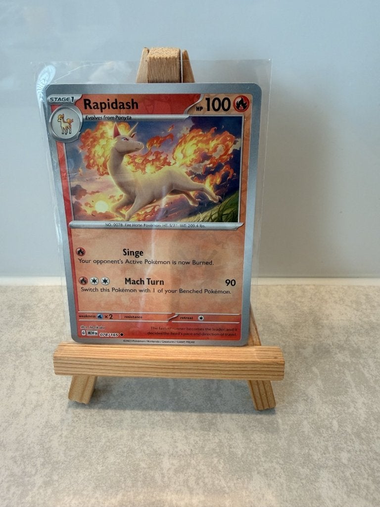** 151 Pokemon - Rapidash REVERSE HOLO **, Ophalen of Verzenden, Zo goed als nieuw