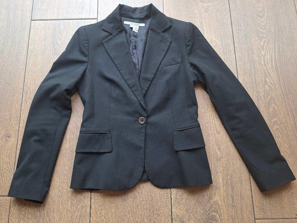 colbert. ZARA. Gevoerd. Zwart. Mt 38. Schoudervulling., Maat 38/40 (M), Ophalen of Verzenden, Zo goed als nieuw, Jasje