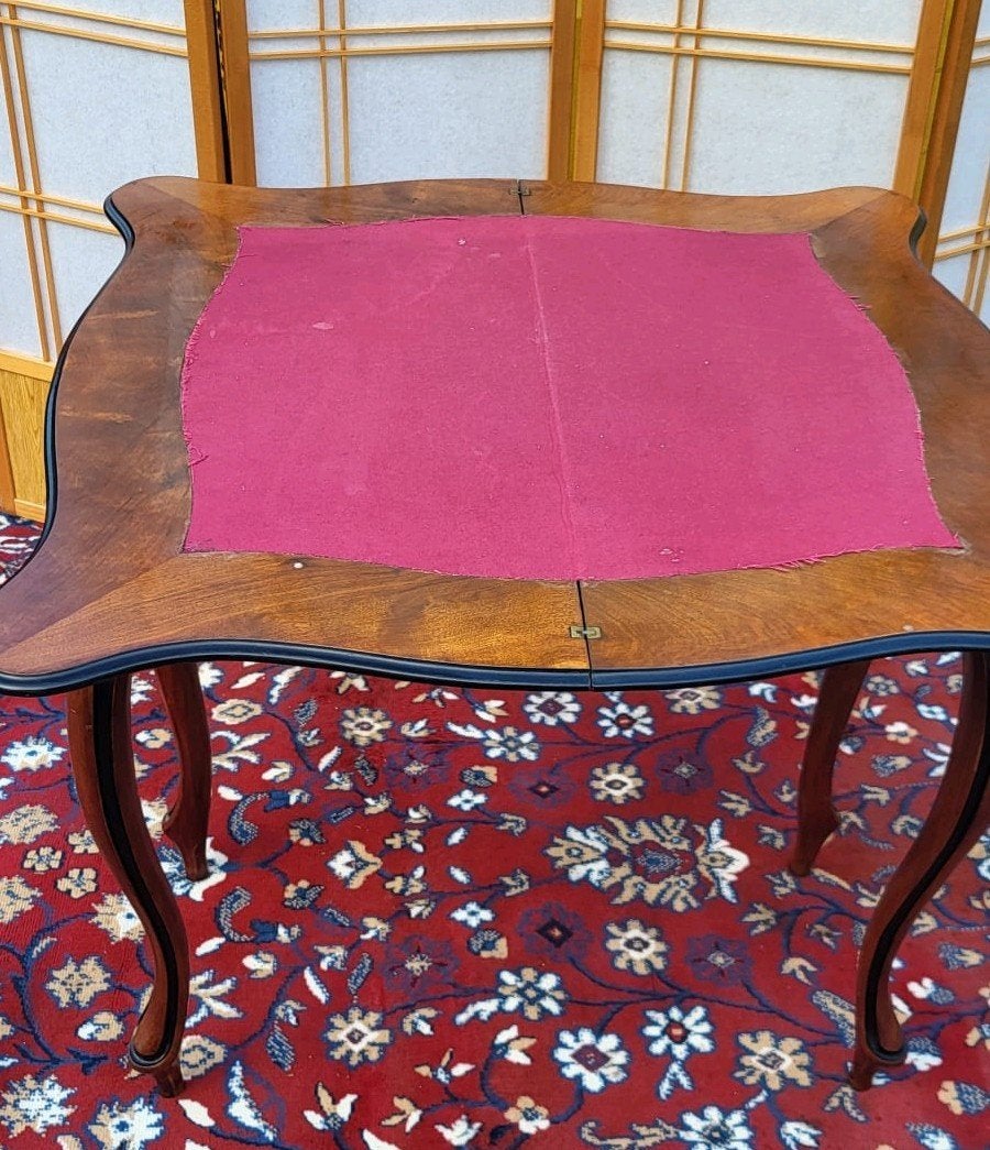 Elegant speeltafeltje / sidetable in Louis XV / Napoleon III, Ophalen