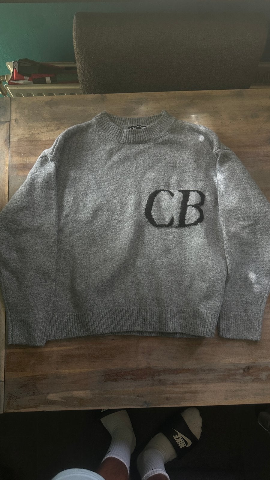Cole Buxton trui - Maat M (valt als L) - Nieuw, Kleding | Heren, Ophalen of Verzenden, Nieuw, Maat 52/54 (L), Grijs