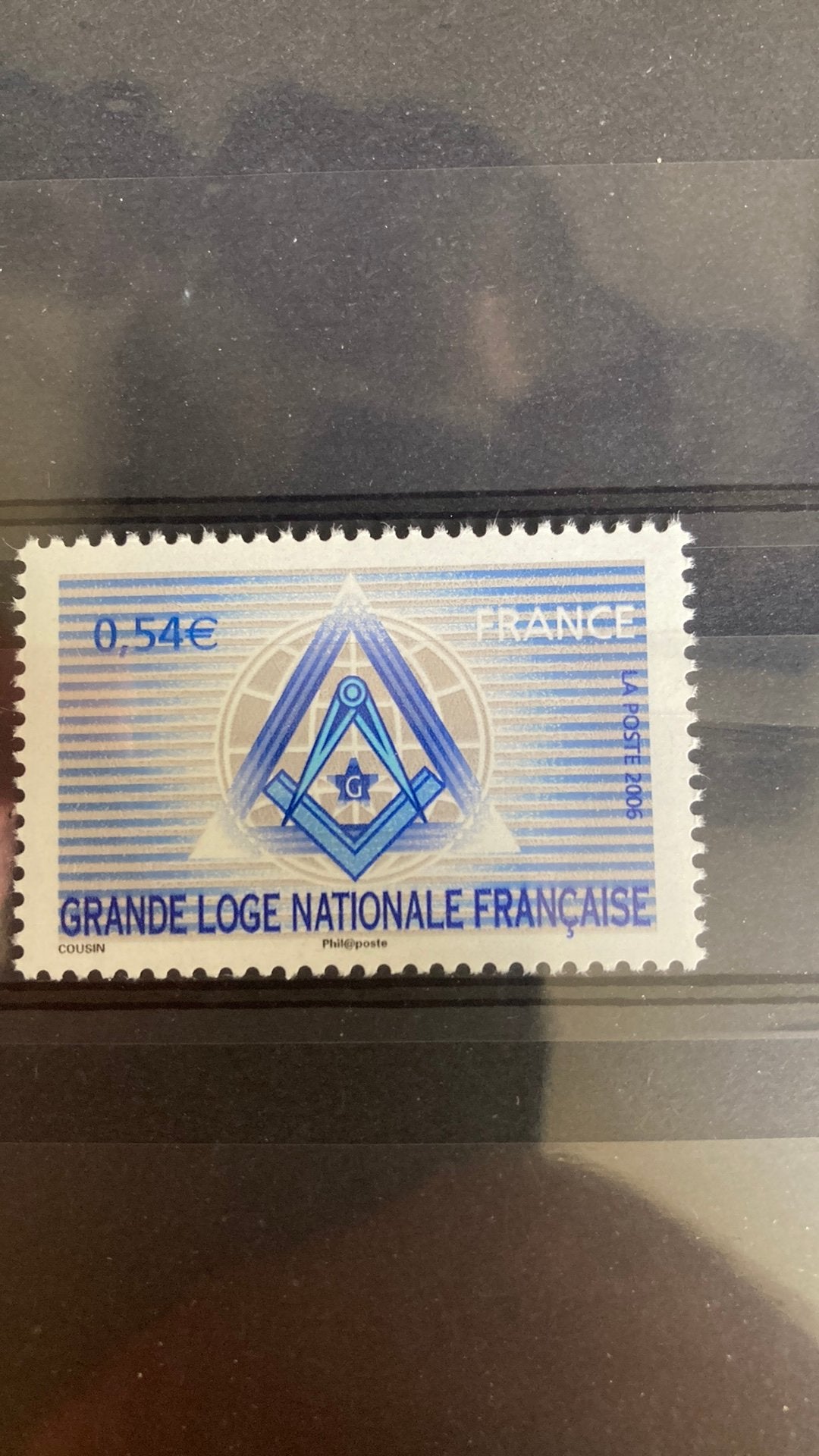 Frankrijk 3993 vrijmetselaars post fris/583, Postzegels en Munten, Ophalen of Verzenden