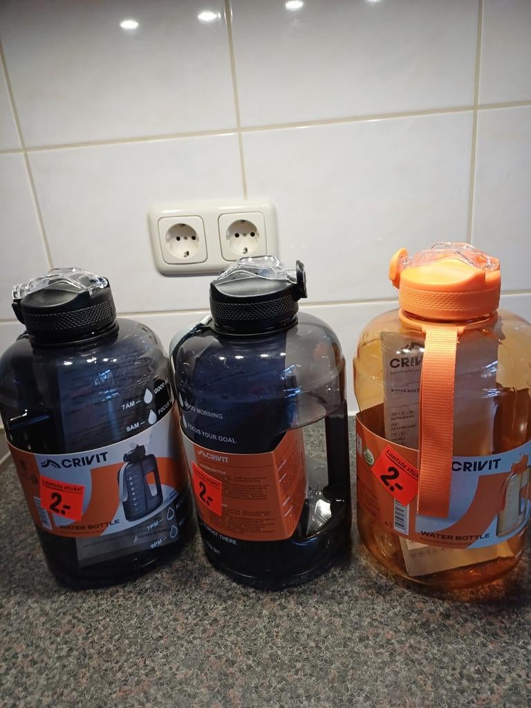 Te koop nieuwe Bidon dikke 3 stuks per stuk 2,00 euro, Ophalen, Nieuw