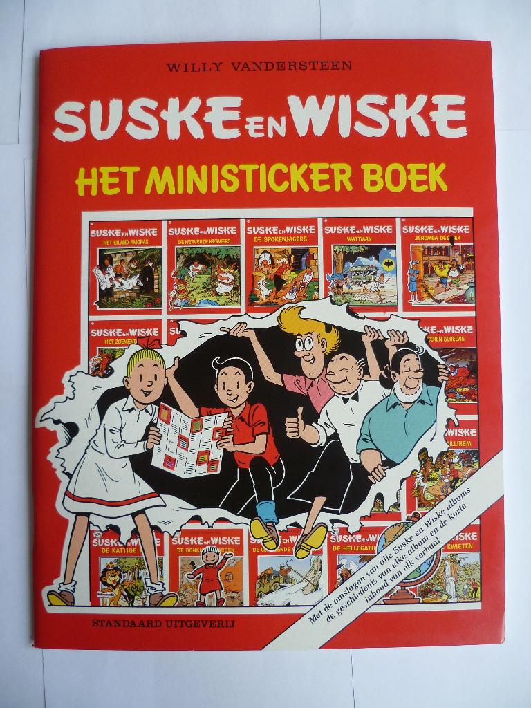 SUSKE EN WISKE"HET MINI STICKER BOEK"UIT 1988, Boeken, Stripboeken, Zo goed als nieuw, Eén stripboek, Ophalen of Verzenden