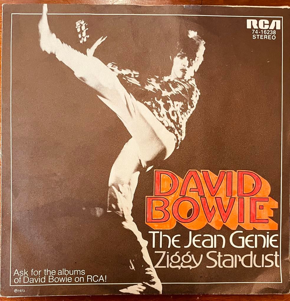 David Bowie The Jean Genie, Originele persing, Ophalen of Verzenden, Gebruikt, 7 inch